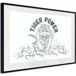 Arkiio Affisch Tiger Power [Poster] 30x20 Poster